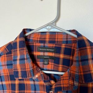 Banana Republic men’s large slim fit long sleeve.